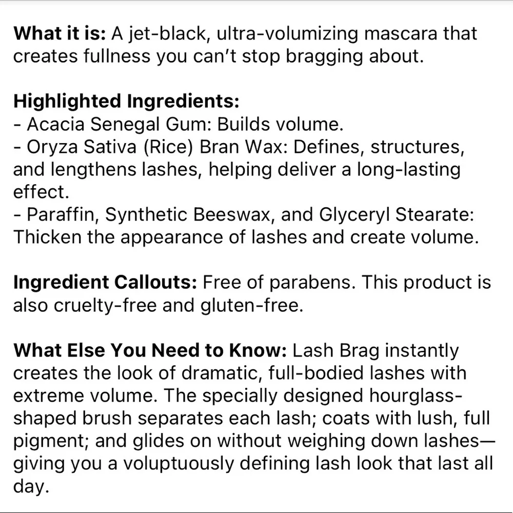 ✨ Anastasia Beverly Hills Lash Brag® Jet-Black Volumizing Mascara